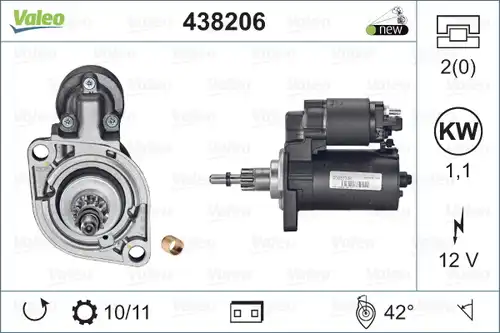 стартер VALEO 438206