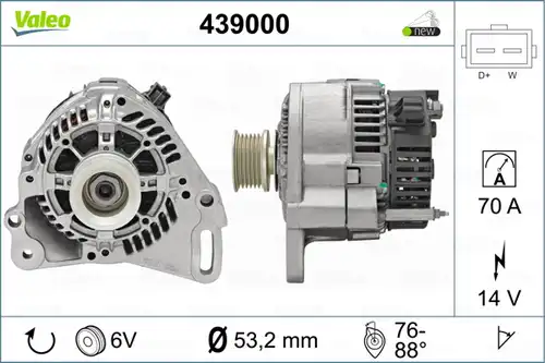 генератор VALEO 439000