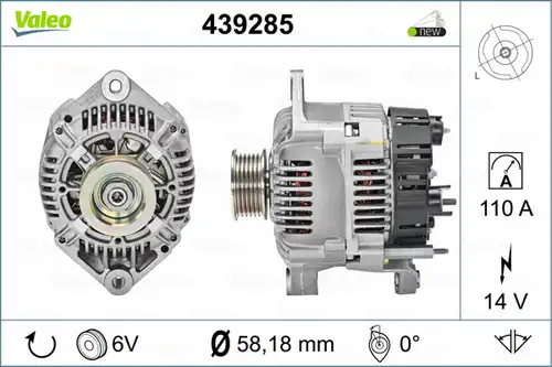 генератор VALEO 439285