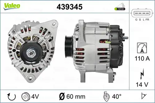 генератор VALEO 439345