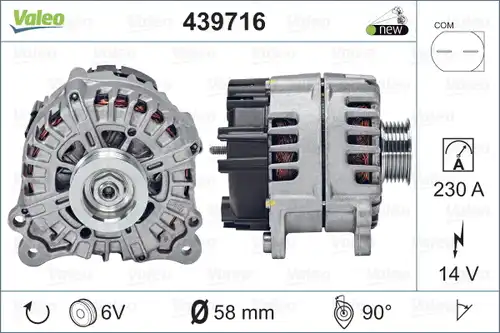 генератор VALEO 439716