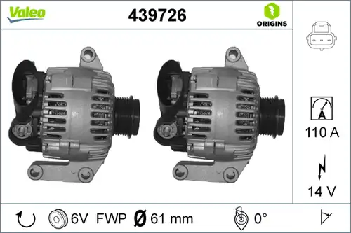 генератор VALEO 439726