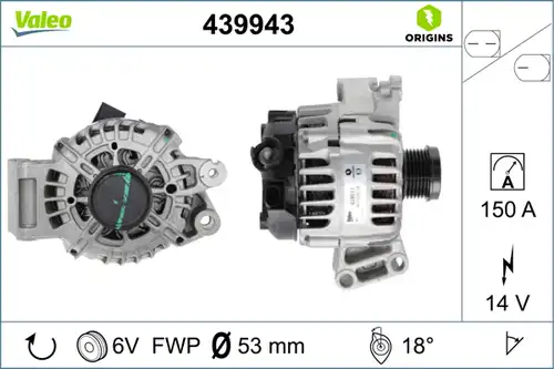 генератор VALEO 439943