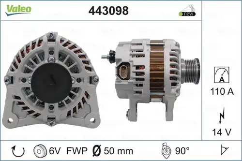 генератор VALEO 443098