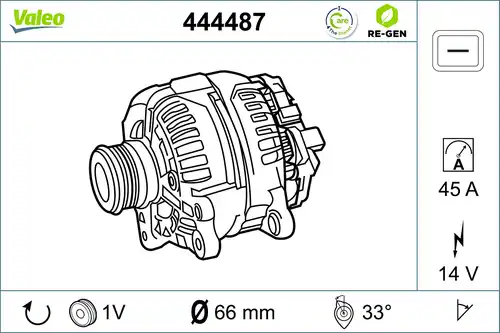 генератор VALEO 444487