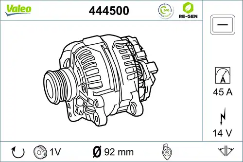 генератор VALEO 444500