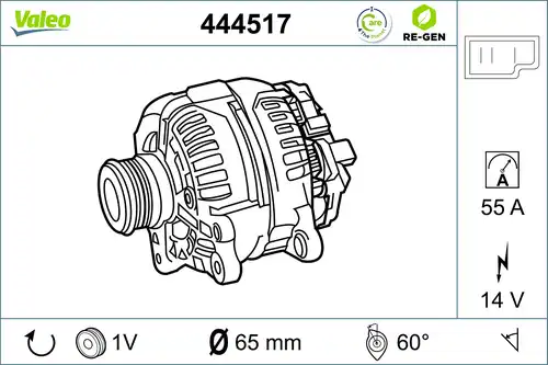 генератор VALEO 444517