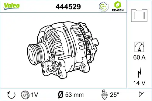 генератор VALEO 444529