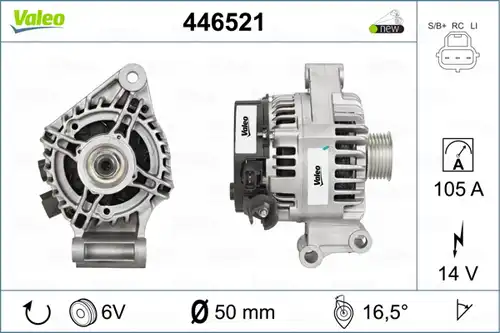 генератор VALEO 446521