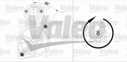 стартер VALEO 455561