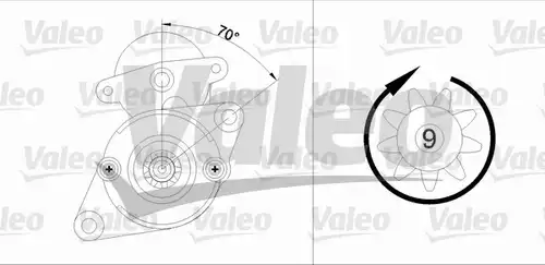 стартер VALEO 455578