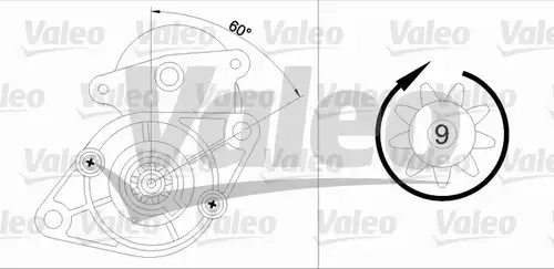 стартер VALEO 455587