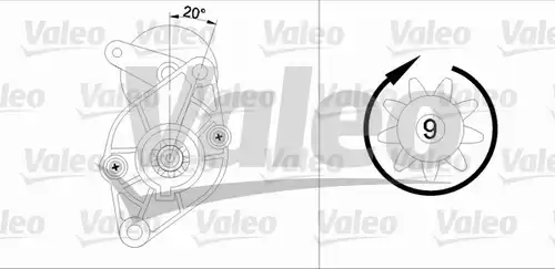 стартер VALEO 455594