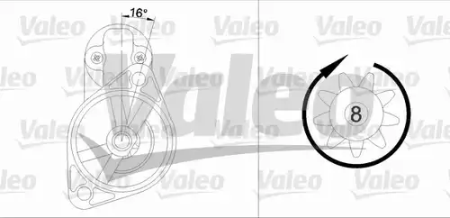 стартер VALEO 455608