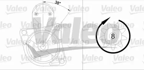 стартер VALEO 455609