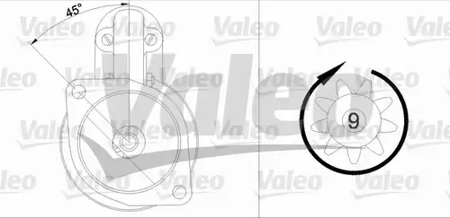 стартер VALEO 455681