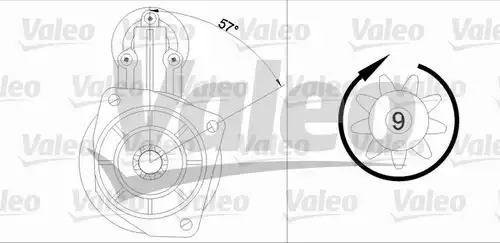 стартер VALEO 455683