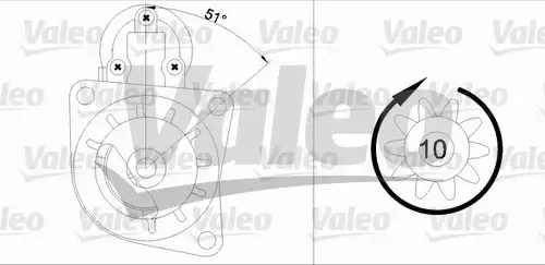 стартер VALEO 455684