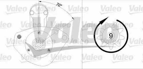 стартер VALEO 455744