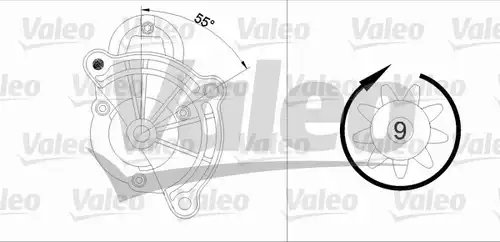 стартер VALEO 455748