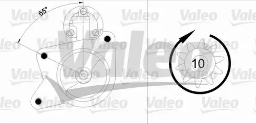 стартер VALEO 455840