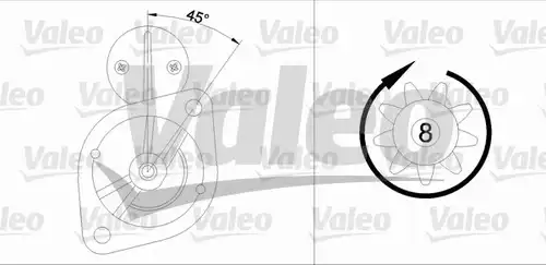 стартер VALEO 455913