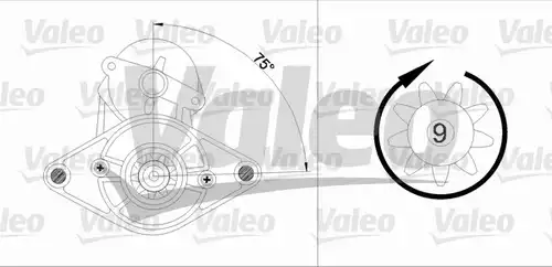 стартер VALEO 455923