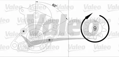 стартер VALEO 455924