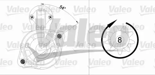 стартер VALEO 455963