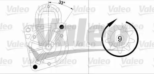 стартер VALEO 455975