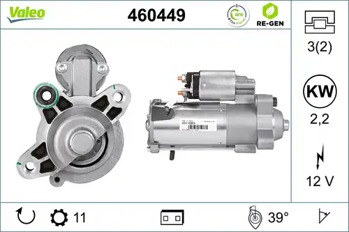 стартер VALEO 460449