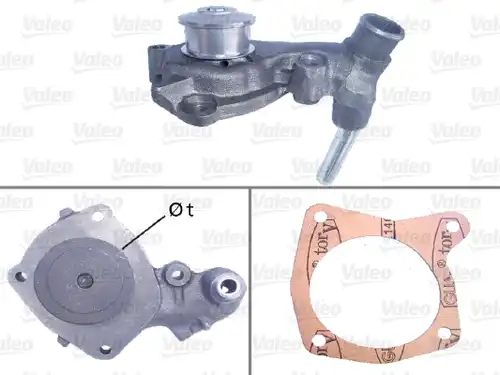 водна помпа, охлаждане на двигателя VALEO 506287