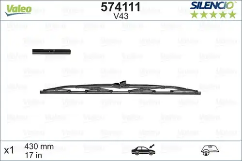 перо на чистачка VALEO 574111