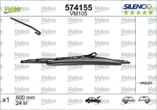 перо на чистачка VALEO 574155