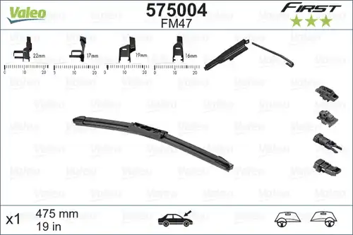 перо на чистачка VALEO 575004