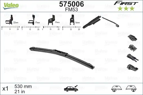 перо на чистачка VALEO 575006