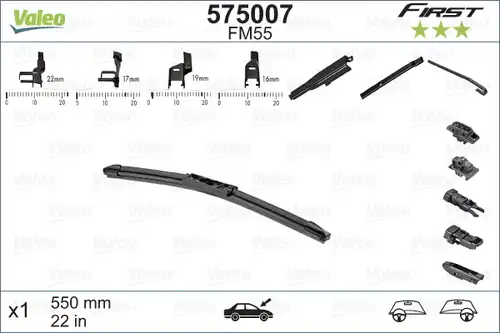 перо на чистачка VALEO 575007