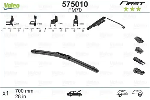 перо на чистачка VALEO 575010