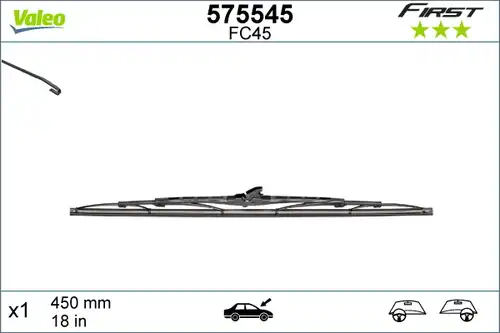 перо на чистачка VALEO 575545