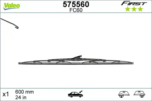 перо на чистачка VALEO 575560