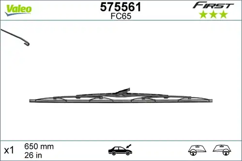 перо на чистачка VALEO 575561