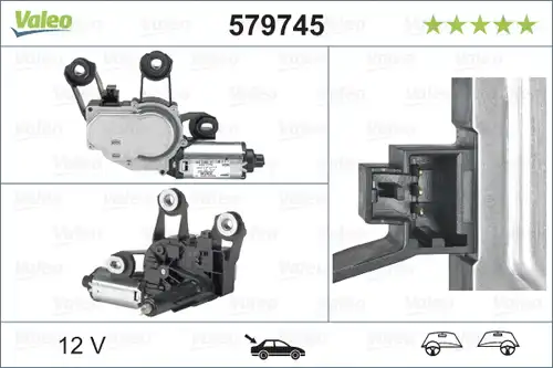 двигател на чистачките VALEO 579745