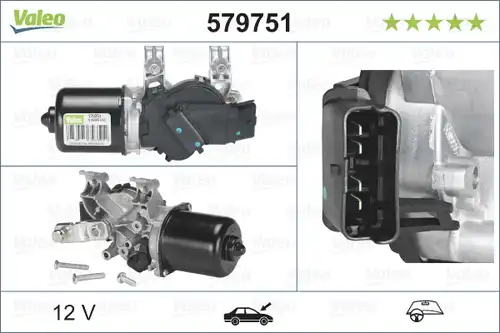 двигател на чистачките VALEO 579751