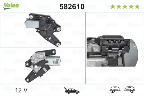 двигател на чистачките VALEO 582610