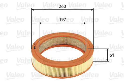 въздушен филтър VALEO 585698