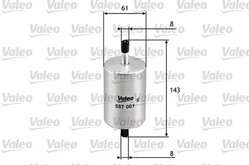 горивен филтър VALEO 587001