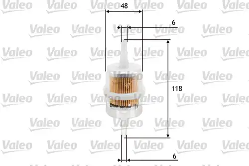 горивен филтър VALEO 587005