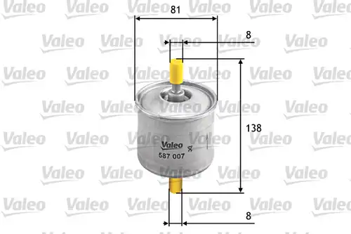 горивен филтър VALEO 587007