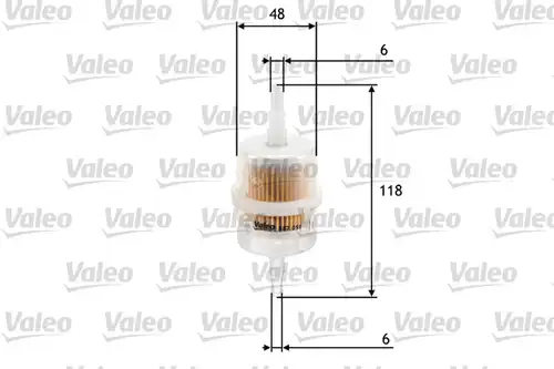 горивен филтър VALEO 587011