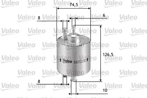 горивен филтър VALEO 587019